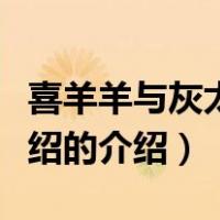 喜羊羊与灰太狼介绍（关于喜羊羊与灰太狼介绍的介绍）