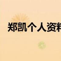 郑凯个人资料（关于郑凯个人资料的介绍）