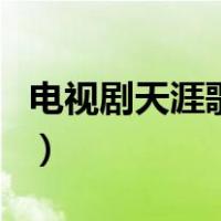 电视剧天涯歌女（关于电视剧天涯歌女的介绍）