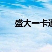 盛大一卡通（关于盛大一卡通的介绍）