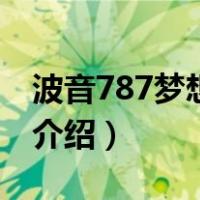 波音787梦想飞机（关于波音787梦想飞机的介绍）