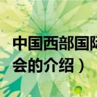 中国西部国际博览会（关于中国西部国际博览会的介绍）