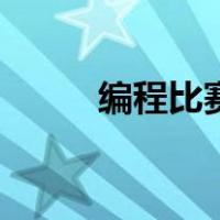 编程比赛（关于编程比赛的介绍）