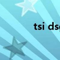 tsi dsg（关于tsi dsg的介绍）