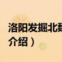 洛阳发掘北魏帝陵（关于洛阳发掘北魏帝陵的介绍）