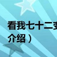 看我七十二变舞蹈（关于看我七十二变舞蹈的介绍）