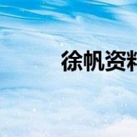 徐帆资料（关于徐帆资料的介绍）