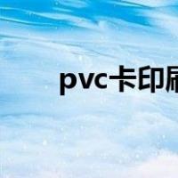 pvc卡印刷（关于pvc卡印刷的介绍）