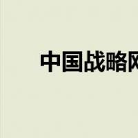 中国战略网（关于中国战略网的介绍）