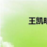 王凯明（关于王凯明的介绍）