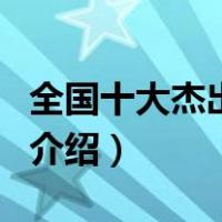 全国十大杰出青年（关于全国十大杰出青年的介绍）