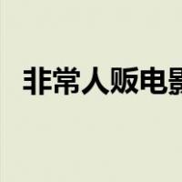 非常人贩电影（关于非常人贩电影的介绍）