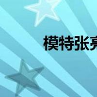 模特张亮（关于模特张亮的介绍）