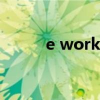 e works（关于e works的介绍）
