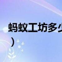 蚂蚁工坊多少钱（关于蚂蚁工坊多少钱的介绍）