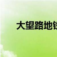 大望路地铁（关于大望路地铁的介绍）