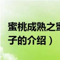 蜜桃成熟之蜜桃仙子（关于蜜桃成熟之蜜桃仙子的介绍）
