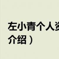 左小青个人资料及（关于左小青个人资料及的介绍）