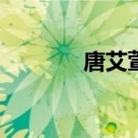 唐艾萱（关于唐艾萱的介绍）