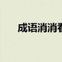 成语消消看（关于成语消消看的介绍）