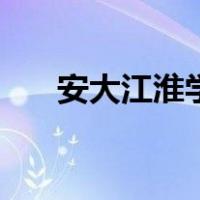 安大江淮学院好不好（安大江淮学院）