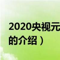 2020央视元宵晚会（关于2020央视元宵晚会的介绍）