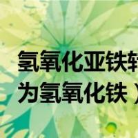 氢氧化亚铁转化为氢氧化铁（氢氧化亚铁转化为氢氧化铁）