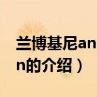 兰博基尼ankonian（关于兰博基尼ankonian的介绍）