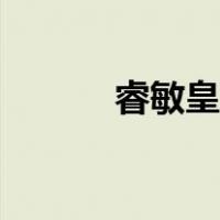 睿敏皇贵妃结局（睿敏皇贵妃）