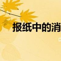 报纸中的消息报道（报纸今日参考消息）
