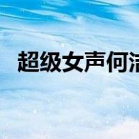 超级女声何洁（关于超级女声何洁的介绍）
