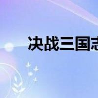 决战三国志官网（决战三国志作弊码）