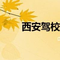 西安驾校摩托车（西安驾校哪家好）