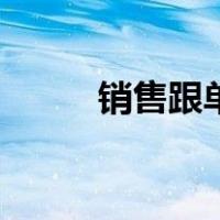 销售跟单（关于销售跟单的介绍）