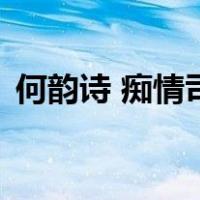 何韵诗 痴情司（关于何韵诗 痴情司的介绍）