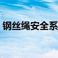 钢丝绳安全系数取值（钢丝绳安全系数标准）