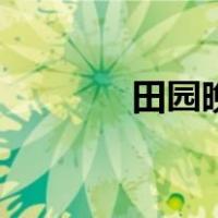 田园晚风免费听（田园晚风）