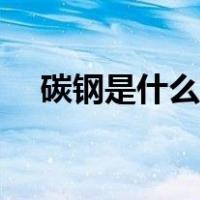 碳钢是什么材质的铁（碳钢是什么材质）