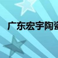 广东宏宇陶瓷（关于广东宏宇陶瓷的介绍）
