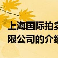 上海国际拍卖有限公司（关于上海国际拍卖有限公司的介绍）