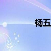 杨五郎后代现状（杨五郎）