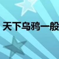 天下乌鸦一般黑的歇后语（天下乌鸦一般黑）