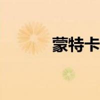 蒙特卡洛奥迪（蒙特卡洛算法）