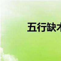 五行缺木佩戴什么好（五行缺木）