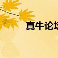 真牛论坛（关于真牛论坛的介绍）