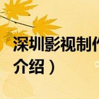 深圳影视制作公司（关于深圳影视制作公司的介绍）