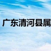 广东清河县属于哪个市（清河县属于哪个市）