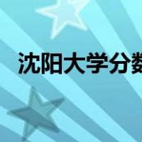 沈阳大学分数线是多少（沈阳大学分数线）