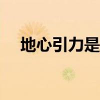 地心引力是什么意思（地心引力是什么）