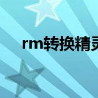 rm转换精灵（关于rm转换精灵的介绍）